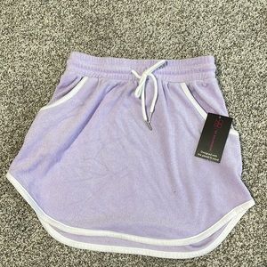 Knit Piped Skirt